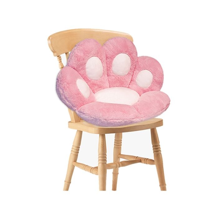 SOGA Pink Paw Shape Cushion Pillow Backseat