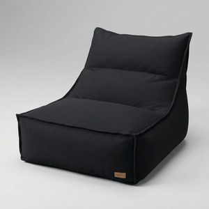Cotton Boss Bean Bag - Black - Indoor Beanbag Cover - Room Décor