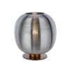 Telbix Viken Vintage Table Desk Lamp Light Glass Metal Antique Gold Chrome