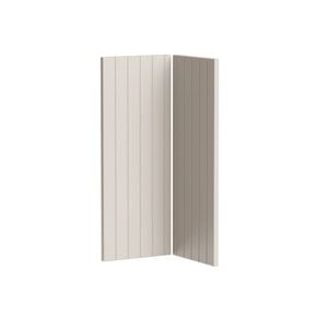 Kaboodle Cremasala V-Groove Corner Wall Cabinet Doors - 2 Pack