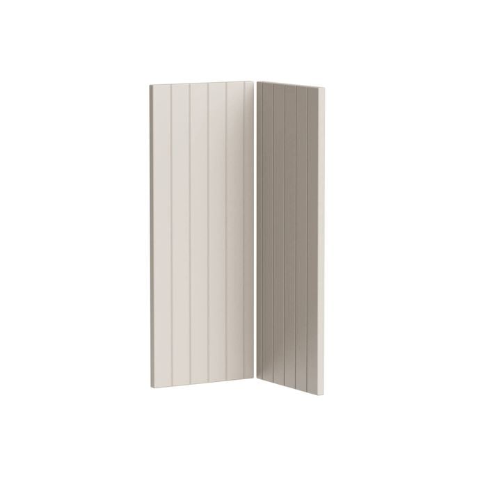 Kaboodle Cremasala V-Groove Corner Wall Cabinet Doors - 2 Pack