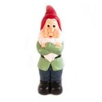 Northcote Pottery 30cm Green And Blue Gnome Garden Statue