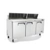 Atosa 3 DOOR SANDWICH PREP TABLE FRIDGE1846 MM MSF8304