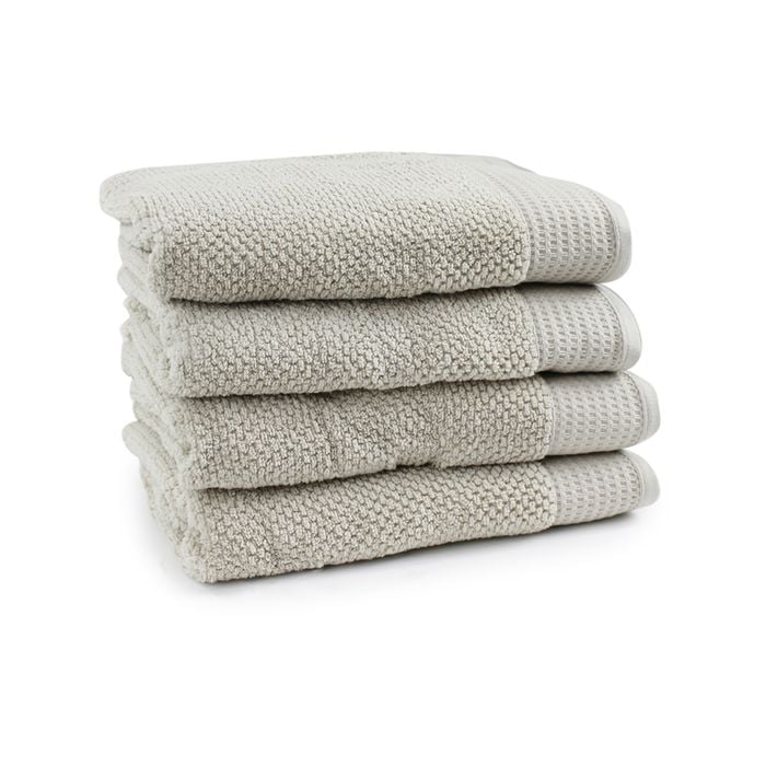 4pc Onkaparinga 69x140cm Avalon Bath Towel 550GSM Soft Sand