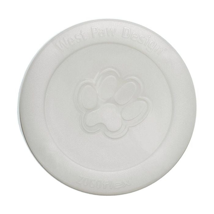 West Paw Zisc Pet Dog Flying Disc Fetch Throwing Toy Large Glow In The Dark