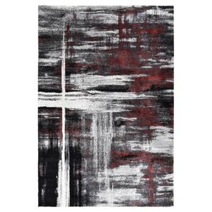 Loom & Lace Millard 347 280x380 Light Grey  Red Rug