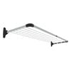 Daytek Slim Fold Down Clothesline - Light Grey