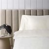 Accessorize Bedroom Collection 145cm x 220cm Beige Self Tanning Satin Polyester Sheet Protector