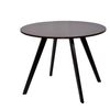 Hexa Round Dining Table Wenge - 100 cm
