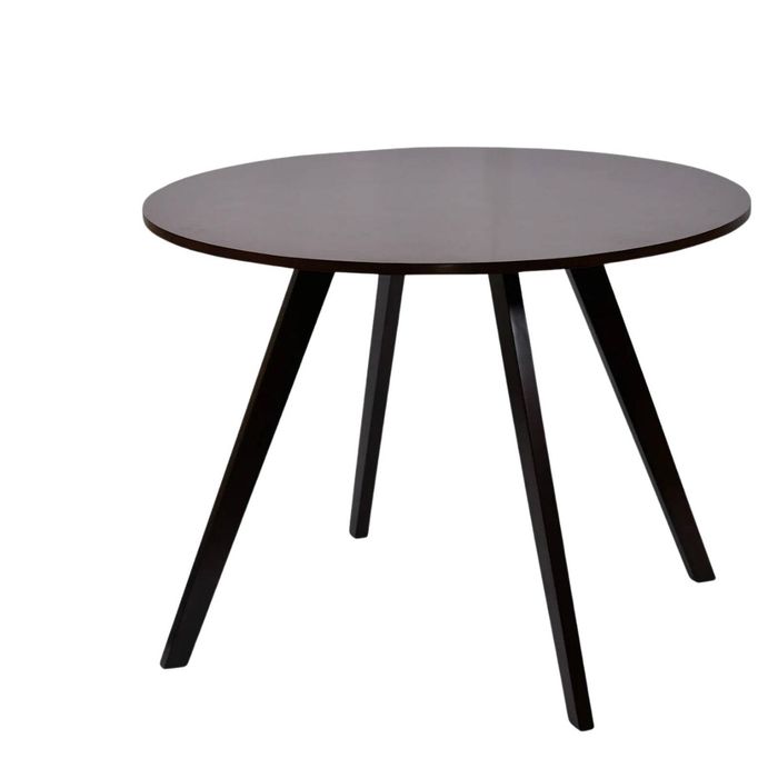 Hexa Round Dining Table Wenge - 100 cm