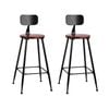 Artiss Set of 2 Vintage Retro Industrial Bar Stools