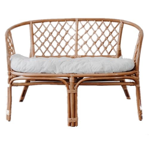 Home Bazar Bali Rattan 2 Seater Lounge Bunnings Australia