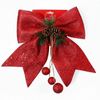 P&P Red Foam Christmas Bow Decoration 25x30cm Indoor Outdoor Holiday Ornament