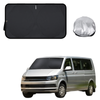 Front Windscreen Sun Shade for VolksWagen Caravelle 2016 - Current - XL 160 x 100 cm - Black