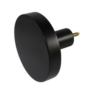 Adoored Black Disk Deco Hook
