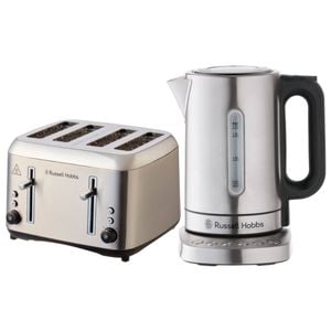 Russell Hobbs Addison Toaster & Kettle Set - Brushed Stainless Steel