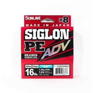 Sunline Siglon PE ADV x8 Turquiose Blue Fishing Line 300m 16lb