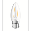 Osram 4W 470lm LED Warm White Filament Candle BC Globe