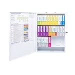 FastAid First Aid Kit, Easy-Refill, Metal Wall Mount