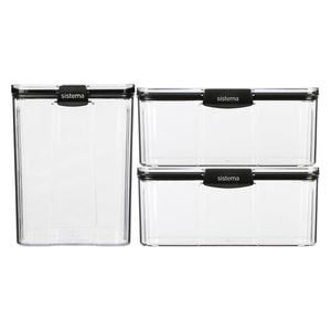 Sistema 3 Pack Large Ultra Food Containers