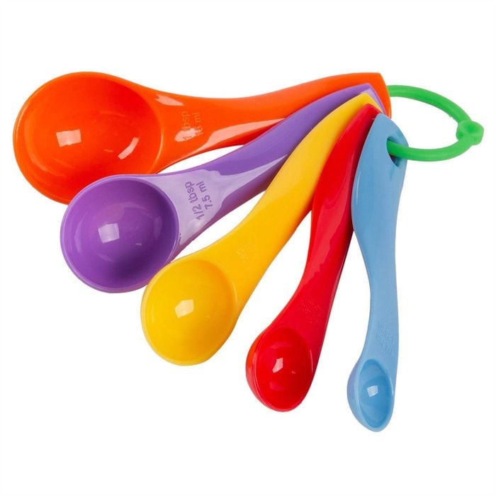 5pc Polypropylene Measuring Spoon Set - Multicolour