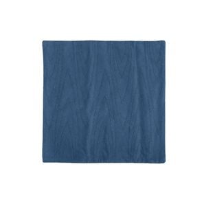J Elliot Home Laken River Blue Embroidered Cotton Cushion Cover 43 x 43cm
