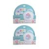 2pk Gibson Gifts Mermaids Kids Meal Dinner Set Melamine Plate Bowl Cup Cutlery