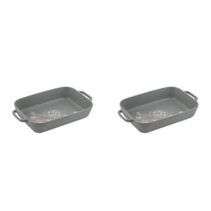 2PK Ladelle Esperance Ceramic Baking Dish/Tray Large Kitchen Bakeware Green