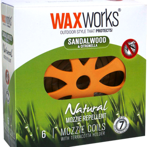 Waxworks Citronella & Sandalwood Incense Diffuser - 6 Pack