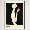 Galrie Campari Bitter 1977 Vintage Poster by Bernard Villemot - Retro Wall Art, Black Frame, A2 42 x 60cm (16 x 24inch)