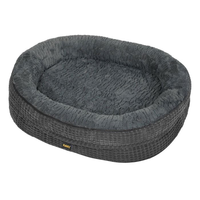 PaWz M Size Orthopedic Dog Bed - Grey