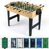 Costway 10-in-1 Game Table Soccer Foosball Pool Table