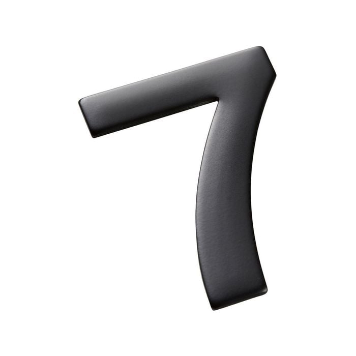 Sandleford 50mm Black Mode Self Adhesive House Number 7