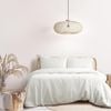 Ardor Boudoir Bondi Embossed King Bed Quilt Cover Set - White