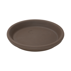 Eden 17cm Titanium Clay Italian Terracotta Saucer