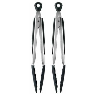 Oxo Good Grips Kitchen Tongs With Silicone Head 9" / 23cm | 2 Pack