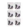 3x 2pc Ashdene Peeking Pups Ceramic Egg Cups Serveware Set Border Collie