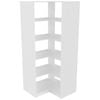 Lugna 1850 x 800 x 450mm Crisp White 4 Shelves Robe Insert - White