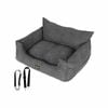Pawz Pet Car Seat Travel Bed Large Grey