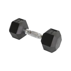 York Hex Dumbbell 8KG Black Single