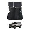 AUSGO Boot Liner Back Seat Protector Set for Toyota LandCruiser Prado 250 Series 5-Seat 2024-Onwards Cargo Mat Kick Mats
