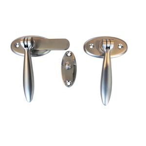 Jaeco French Door Fastener Satin Chrome