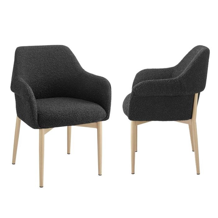 Todd Dining Chairs Pair (Set of 2) Black