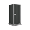 Absco Sheds 0.78 x 0.78 x 1.80m Monument Basic Single Door Garden Shed
