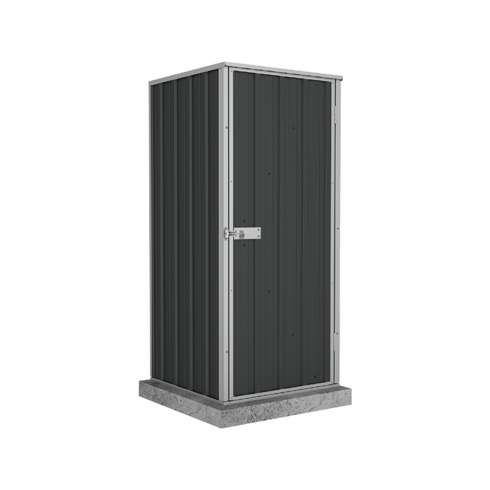 Absco Sheds 0.78 x 0.78 x 1.80m Monument Basic Single Door Garden Shed