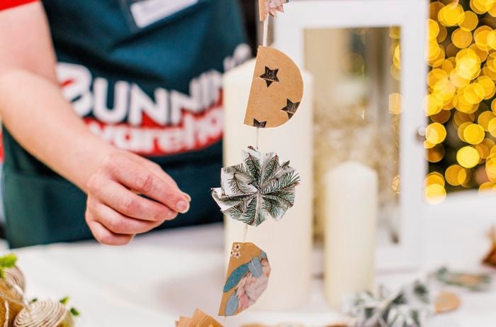 Place the garland in your desired location