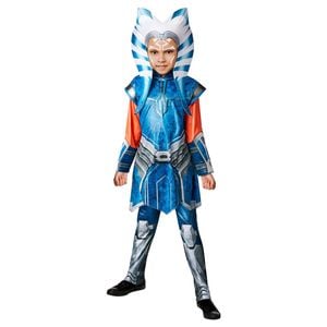 Star Wars Ahsoka Deluxe Girls Dress Up Halloween Party Costume Outfit Size L