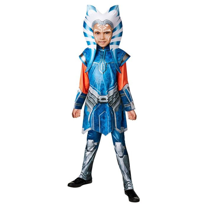 Star Wars Ahsoka Deluxe Girls Dress Up Halloween Party Costume Outfit Size L