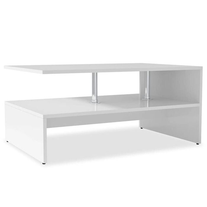 vidaXL Coffee Table White Couch End Table Furniture