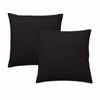 Bianca Pair of Kahlani Chocolate European Pillowcases 65 x 65cm
